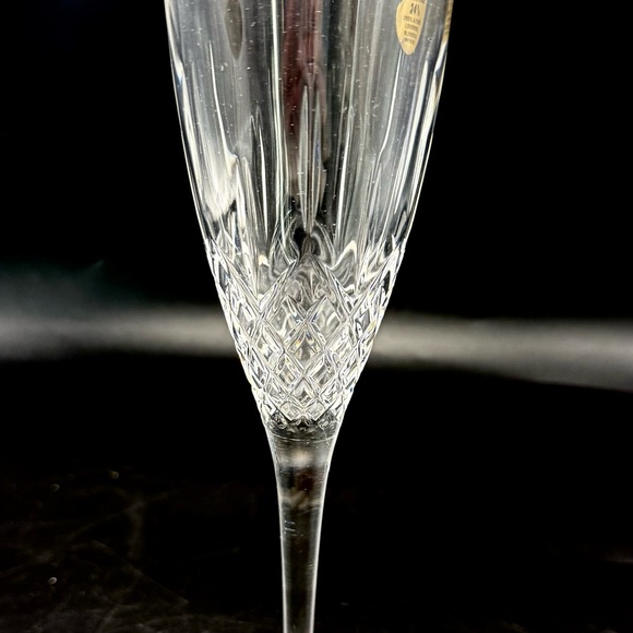 NEW 5Pc VTG ROC Italy, Crystal Toska Champagne Crystal Glasses, Original Box Tag - Picture 5 of 7